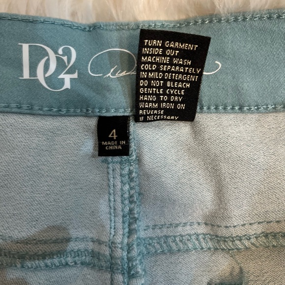 DG2 teal crop jeans, size 4, NWOT - Picture 6 of 8